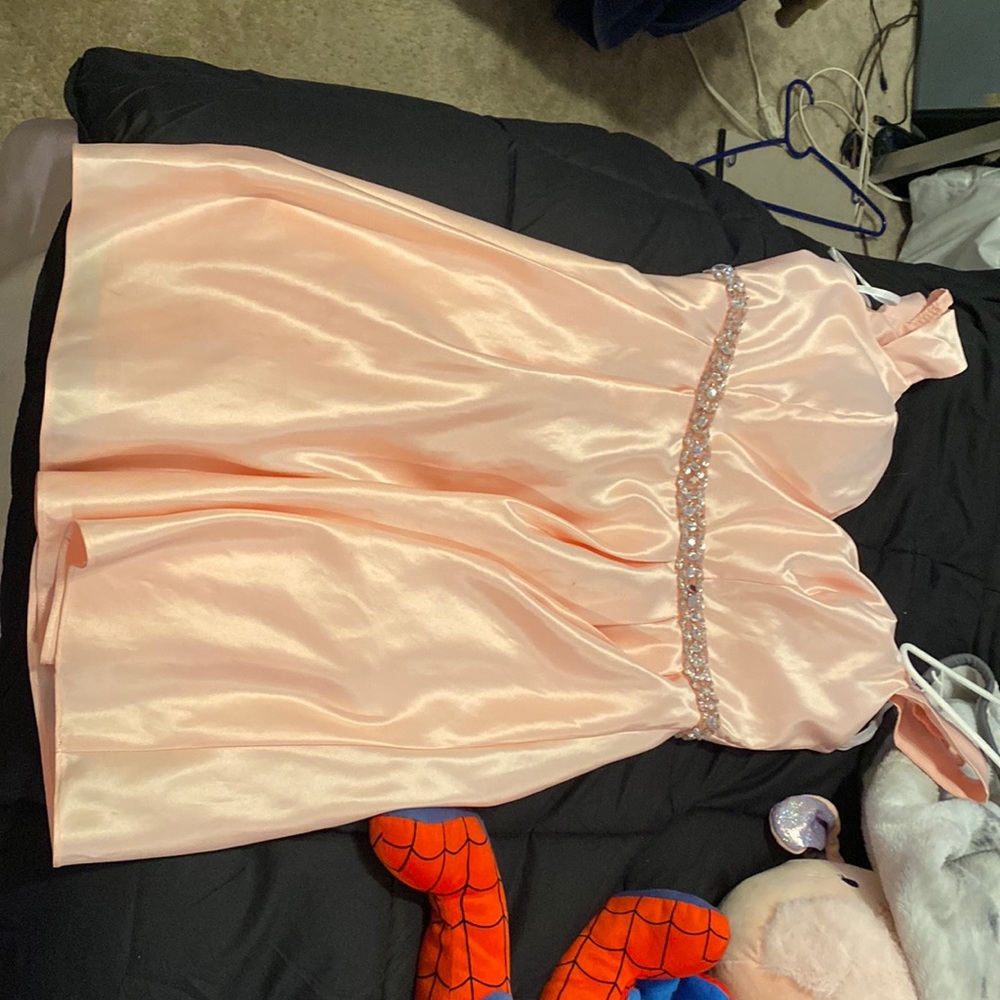 light pink dress beautiful for everything!